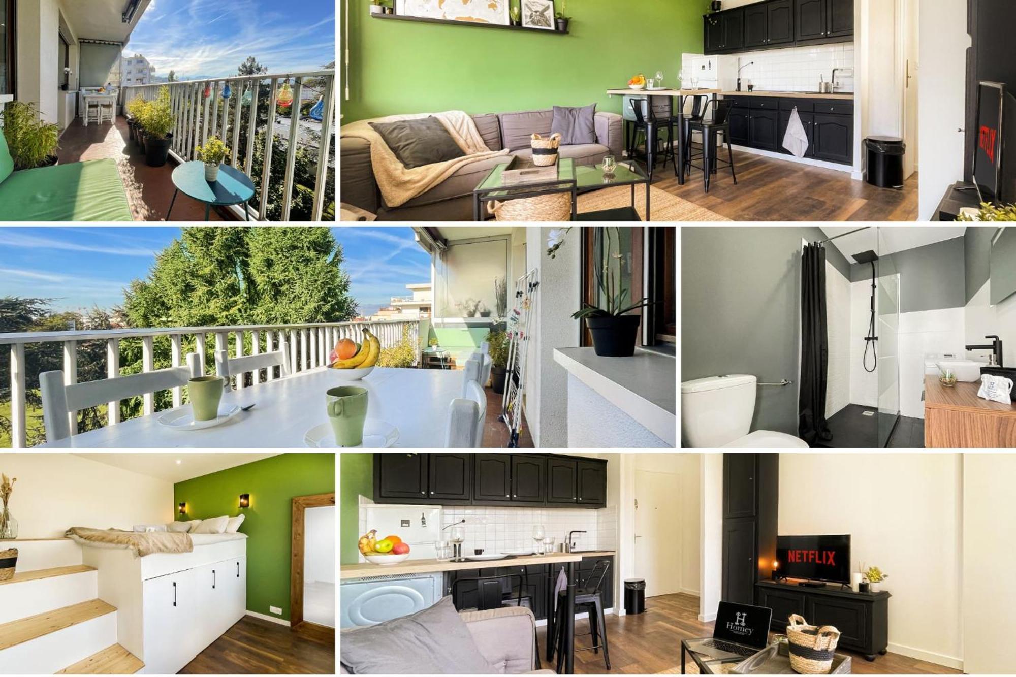 Homey The Nest - New / Balcon Prive / Free Parking Аннмасс Екстер'єр фото
